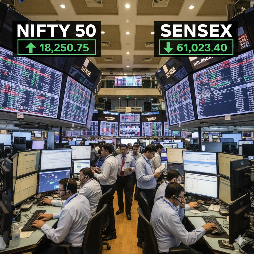 India stocks rise chart showing Nifty and Sensex gains on US shutdown reprieve