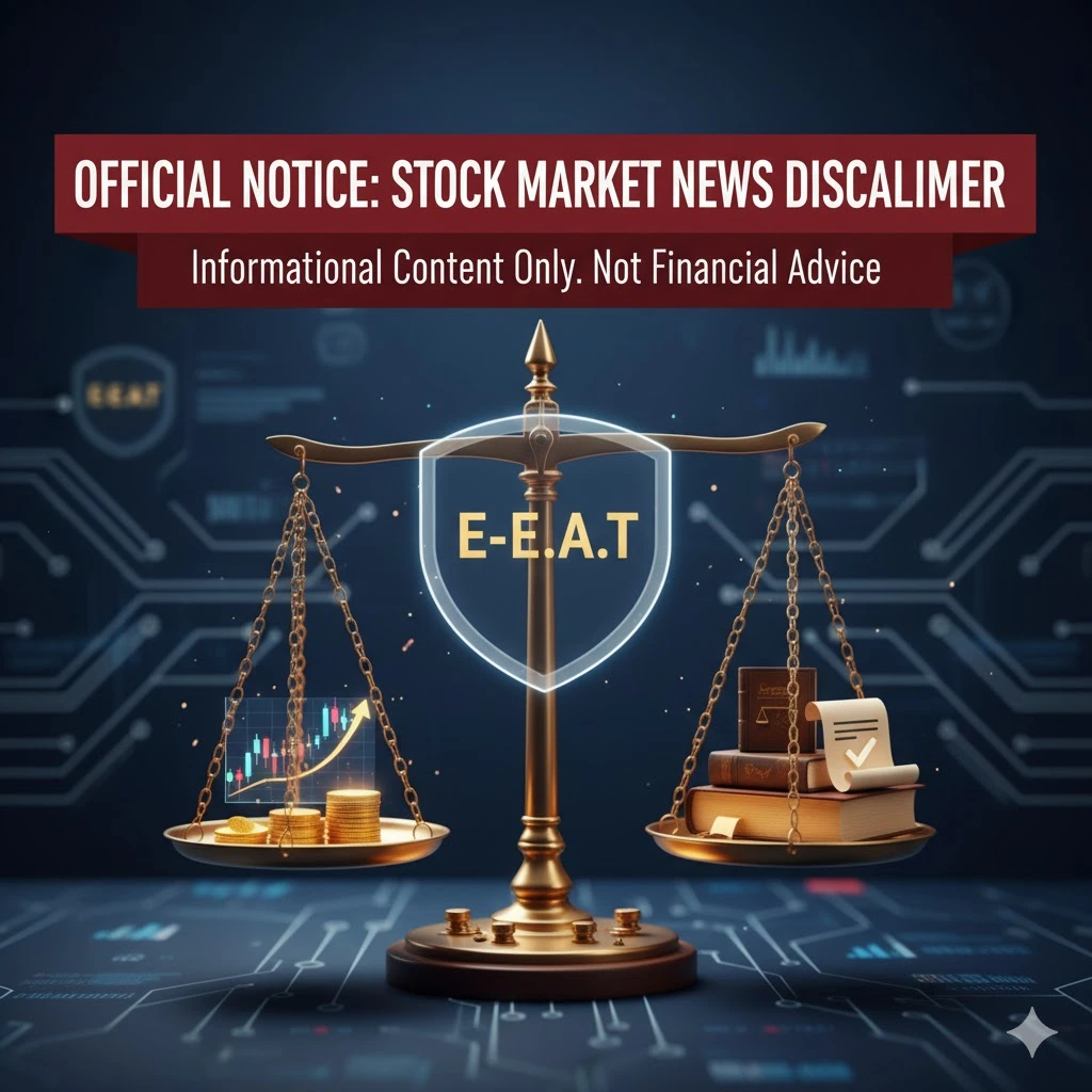 stock market news disclaimer official notice