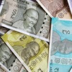 A professional financial chart showing government credit injection for MSMEs