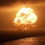 A rocket launchpad representing the volatile nature of space stocks' hype