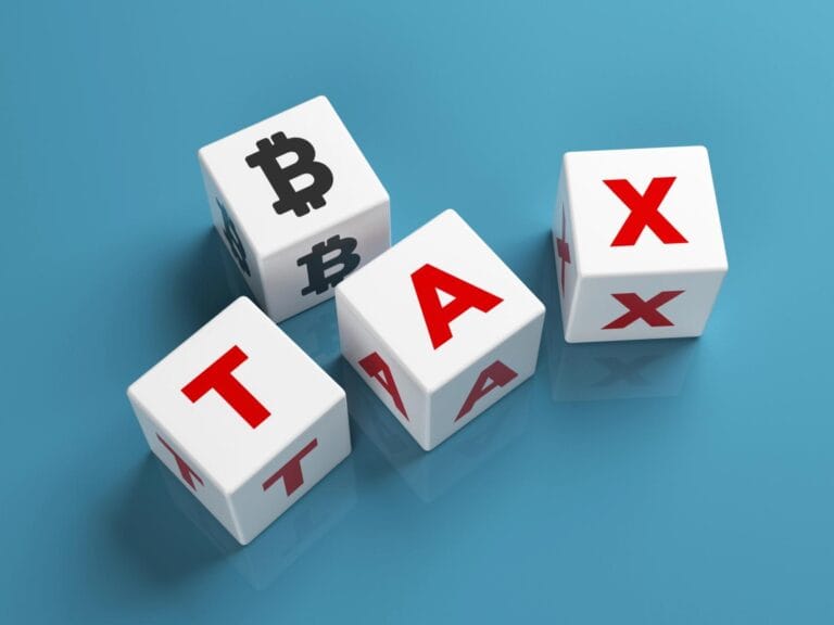 Illustration of crypto tax reform documents and the Clarity Act