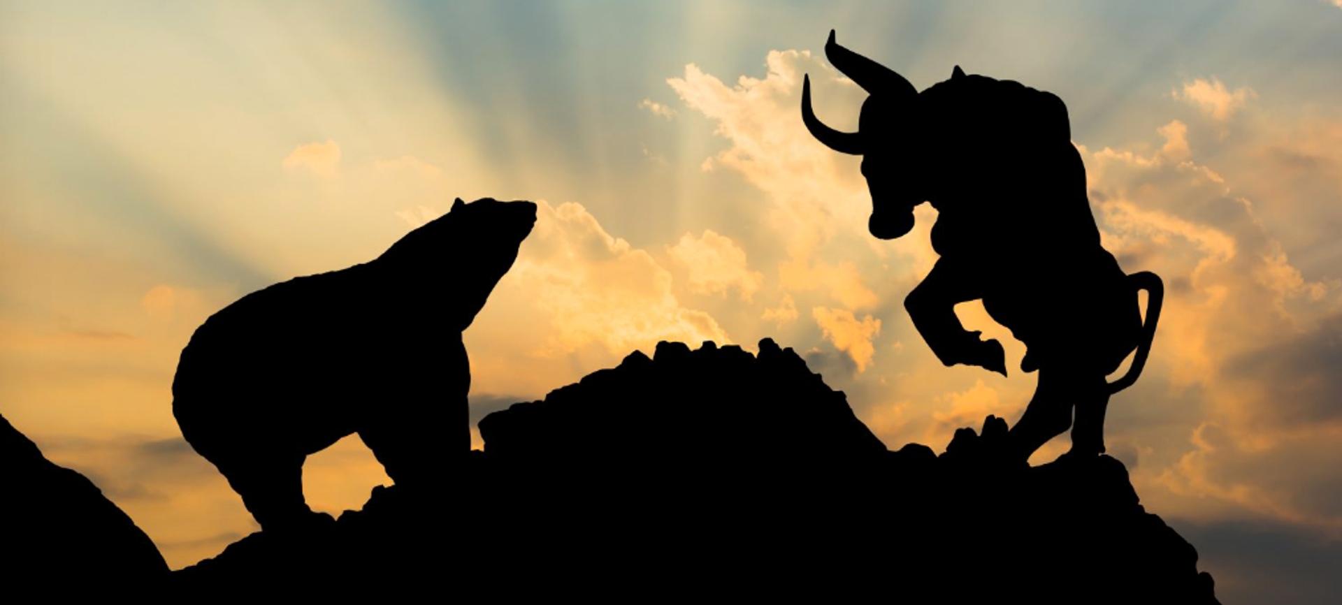 A financial chart representing the Bitcoin bear market cycles