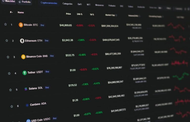 An illustration showing the UK flag imposing sanctions on a cryptocurrency exchange logo, representing UK crypto sanctions on HTX.