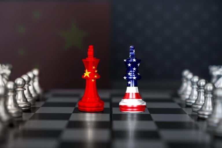 A conceptual representation of the U.S. Bitcoin race and global financial competition