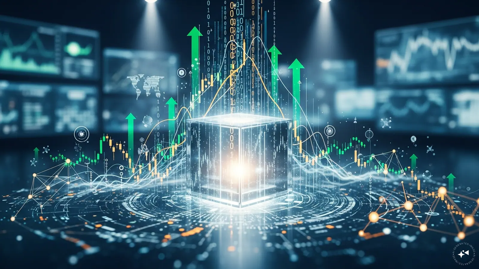Financial chart showing stock market activity related to pb fintech founders