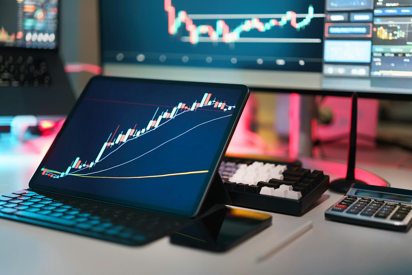 live markets: bitcoin: The Critical, Urgent Update 1 Professional trader analyzing live markets: bitcoin charts on multiple monitors