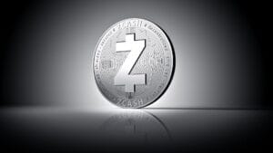 A professional chart showing the Zcash price recovery and the Ironwood upgrade announcement