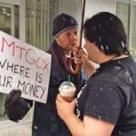 Visual representation of Bitcoin blockchain transactions related to Mt. Gox wallet movements