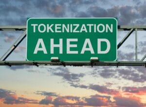 Digital representation of financial assets being tokenized on a blockchain network