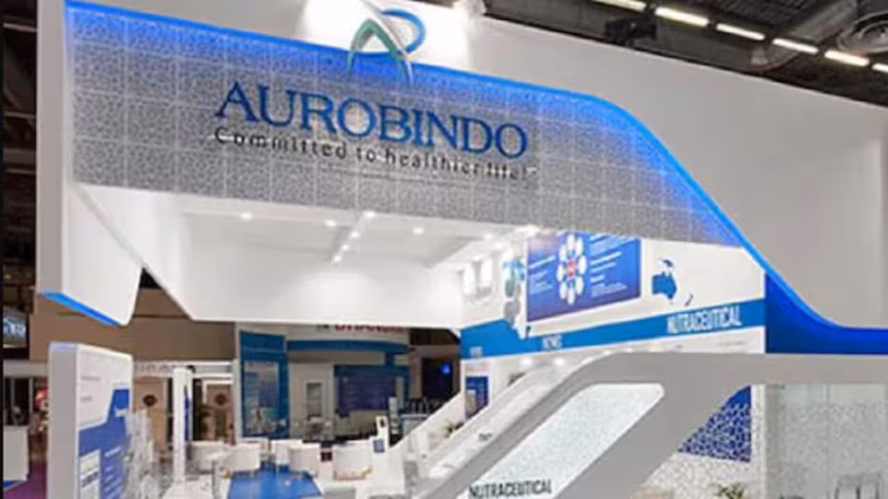 Aurobindo Pharma subsidiary office building with pharmaceutical regulatory compliance symbols