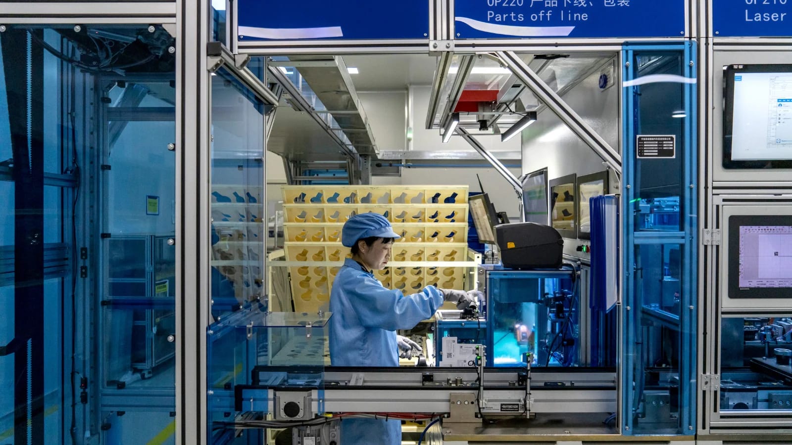 A modern manufacturing plant interior representing the growth in china’s factory activity