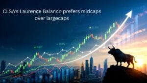 Stock market charts showing Nifty consolidation and midcap growth