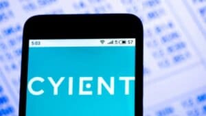Professional investor analyzing Cyient stock performance charts