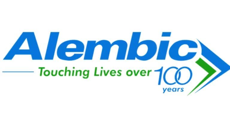 Alembic Pharmaceuticals corporate logo and global growth map