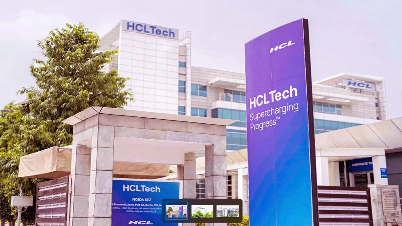hcltech acquires 10.46%: The Key Game-Changing Update 1 HCLTech logo and AI technology concept representing the 10.46% stake acquisition in Sarvam AI