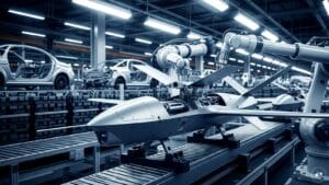 Renault and Thales partnership logo representing the expansion into defense drone manufacturing