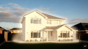 A professional reviewing home loan insurance documents for financial security