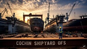 Professional analysis of Cochin Shipyard OFS and government divestment strategy