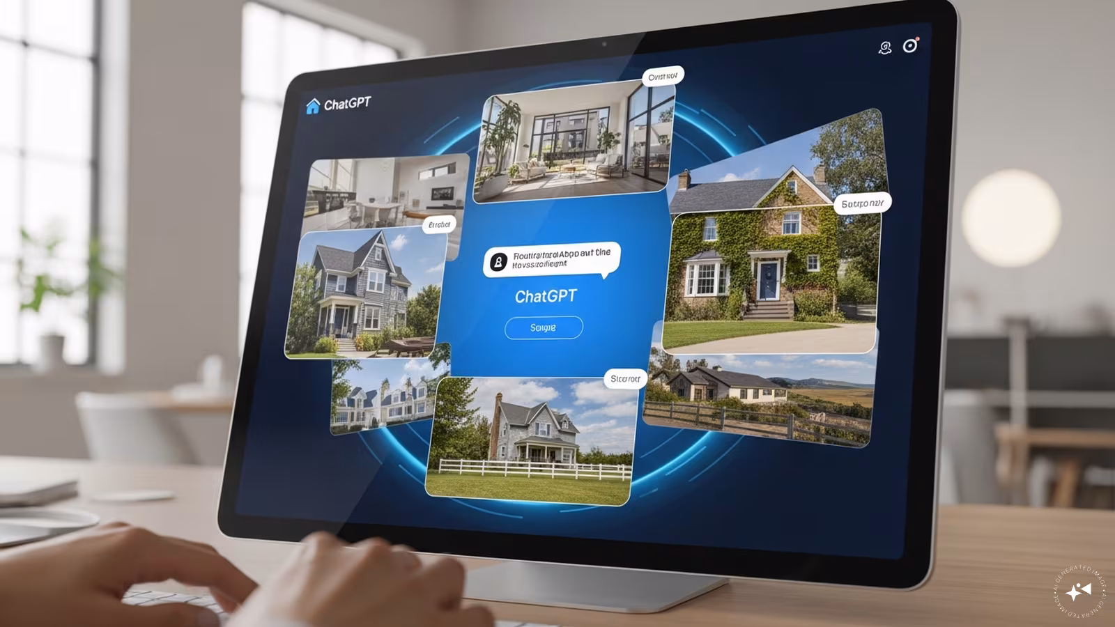 Looking for a Home: The Essential Game-Changing Guide 1 A person using a smartphone to search for real estate properties using AI technology