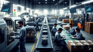 Professional chart showing the upward trend of the india manufacturing pmi index