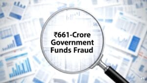 CBI officials conducting investigations at a financial office during the cbi raids six operation