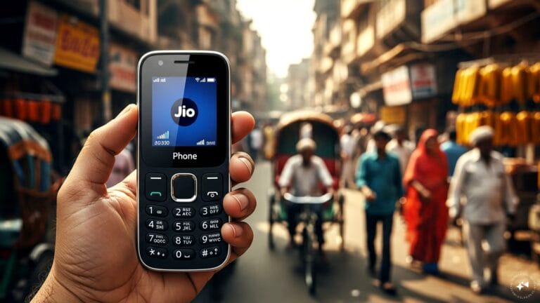Infographic showing jio's journey from 4G launch to IPO filing