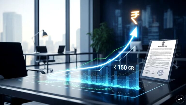 Professional financial chart representing a sebi-registered category investment growth