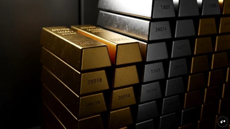 Professional chart showing comex gold rebounds in a volatile market