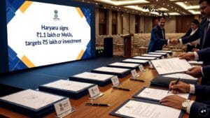 The official launch event of the new Haryana Industrial Policy