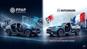 Stock market chart representing ppap automotive surges and industrial growth