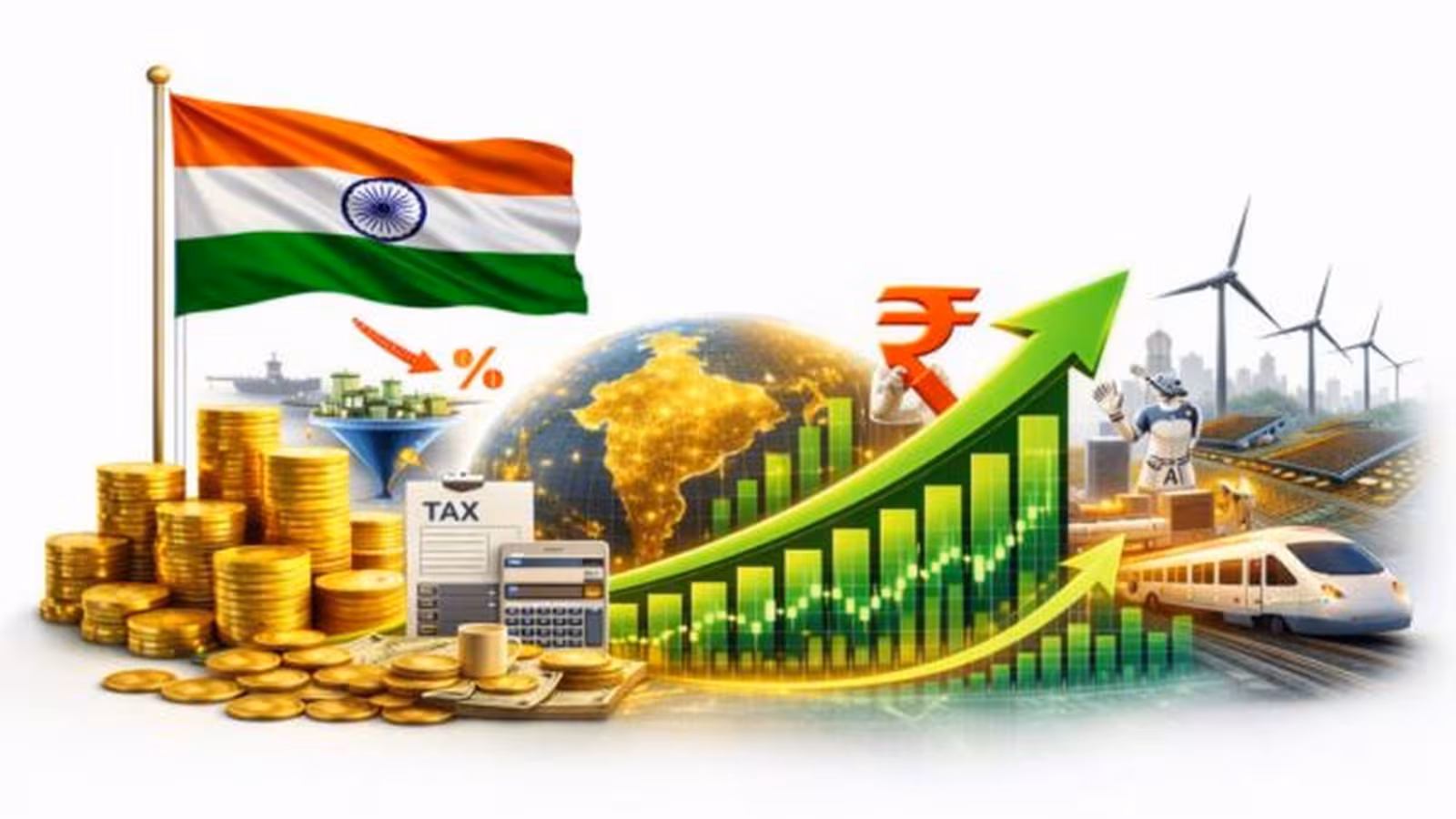 India to remain: The Essential Game-Changing Economic Guide 1 Economic growth chart showing India to remain the fastest growing major economy
