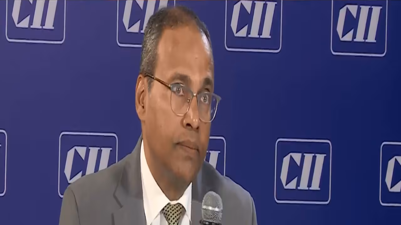 A digital representation of India's next growth through technology and green energy