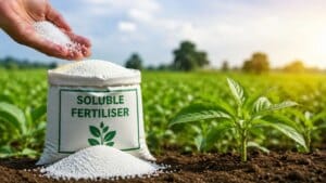 A professional view of agricultural fertiliser storage facilities ensuring adequate fertiliser stocks for farmers.