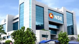 The National Stock Exchange building representing the upcoming nse ipo: drhp filing