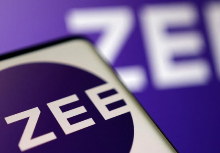 zee entertainment board meeting announcement on financial news ticker