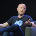 Financial chart showing market volatility and stablecoin competition concerns