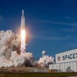 Digital representation of SpaceX tokenized equity trading on a financial dashboard