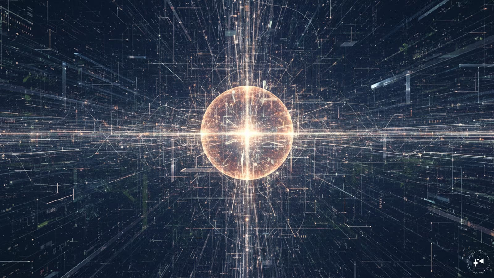 A digital representation of AI security and global technology regulation in Beijing