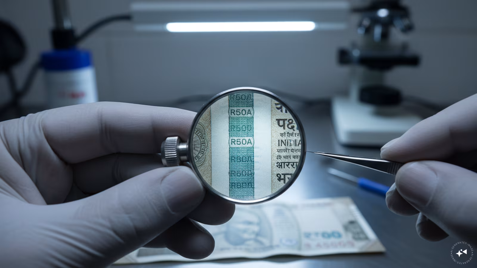 this tiny feature: The Essential Hidden Guide 1 Close up view of micro-lettering on a currency note as a security feature