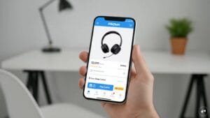 Smartphone showing the flipkart launches 'pay interface during checkout