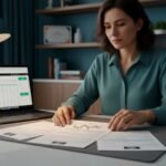Professional reviewing financial documents for itr filing key