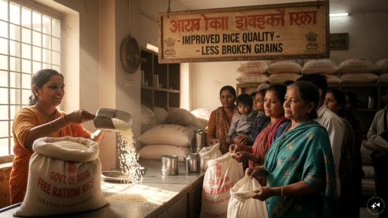 ration rice quality: The Essential Urgent Update 3 Close up of high quality rice grains representing improved ration rice quality standards