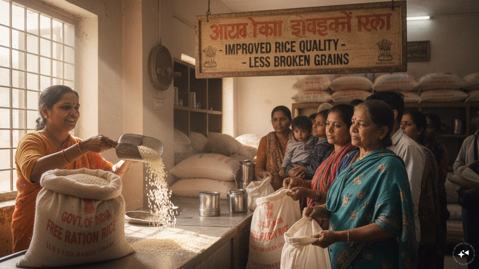 ration rice quality: The Essential Urgent Update 1 Close up of high quality rice grains representing improved ration rice quality standards