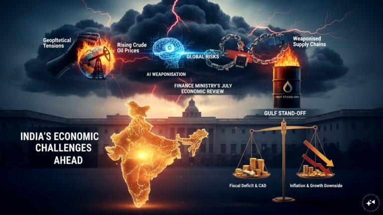 Global economic map representing the world is and financial market volatility