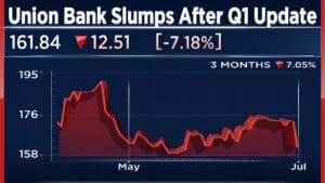 Professional financial chart showing banking sector growth trends