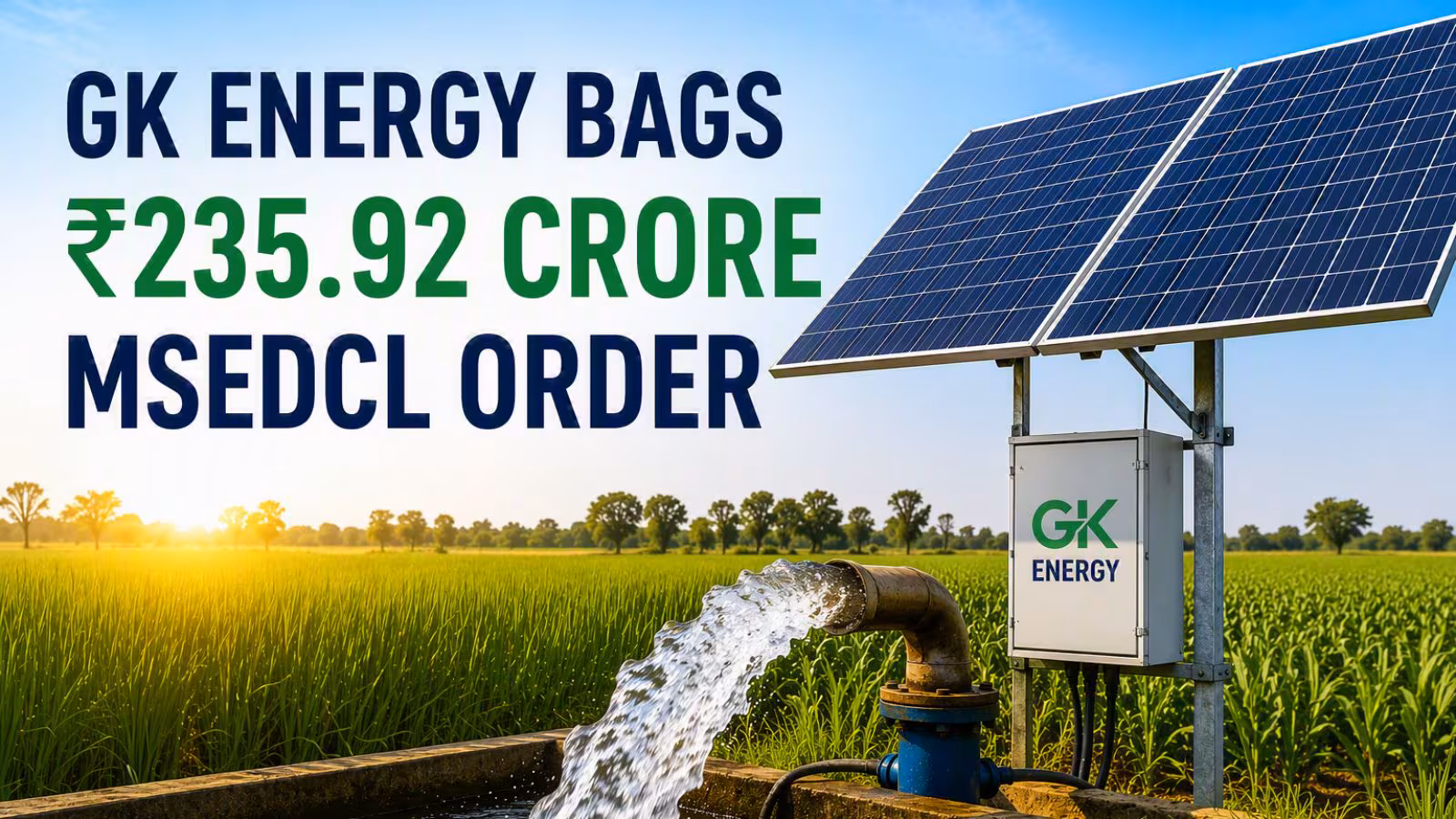 A professional chart showing the growth trend of gk energy shares in the renewable market