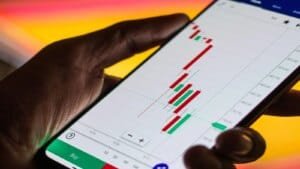 Financial chart showing Zee Entertainment stock market performance and capital allotment news