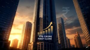 A professional financial chart representing aif focused investment growth