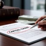 Professional analyzing financial documents for big tax relief on ESOPs