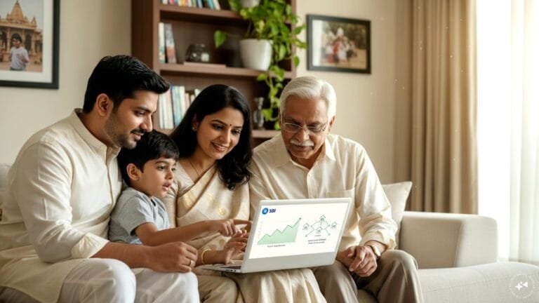 sbi har ghar: The Essential Game-Changing Guide 9 A person using a smartphone to manage their sbi har ghar recurring deposit account
